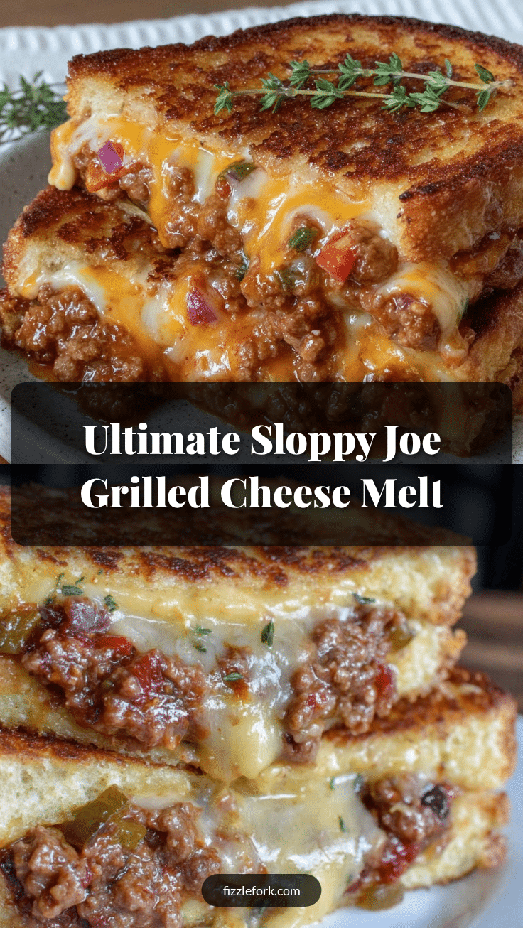 sloppy joe grilled cheese sandwich recipe
