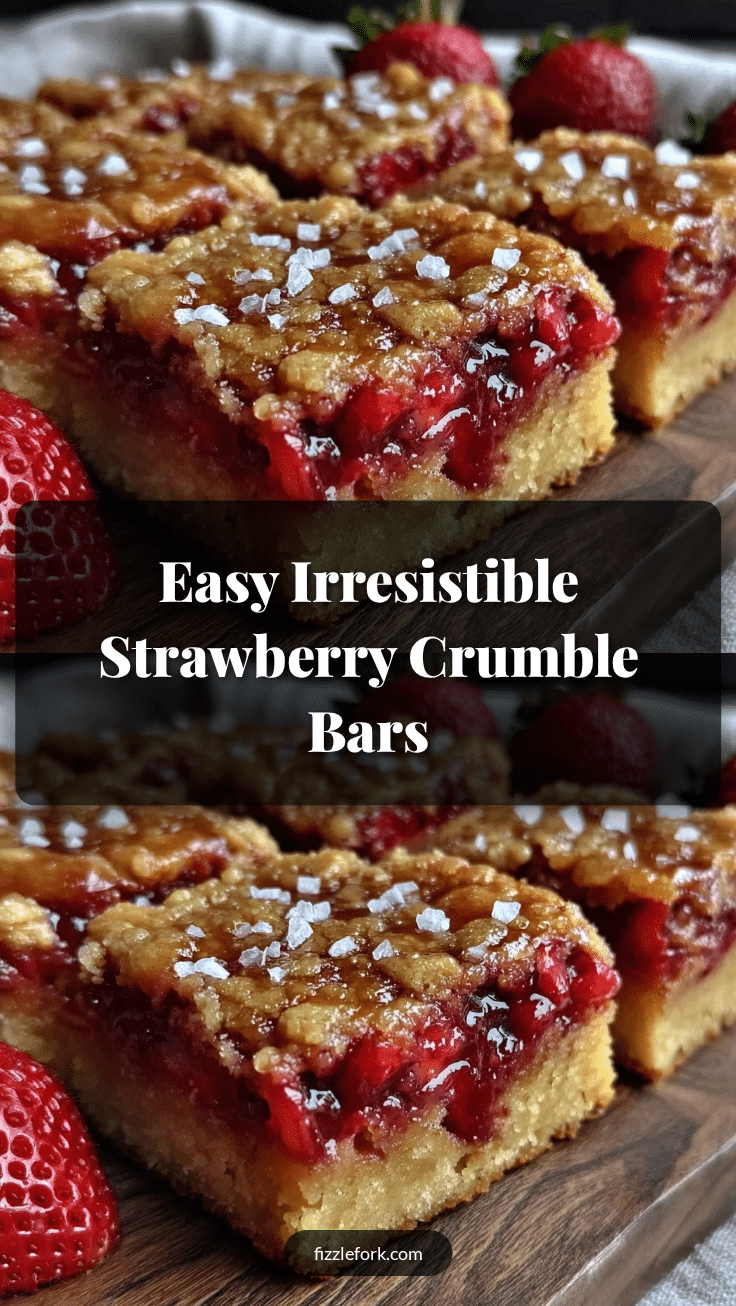 strawberry crumble bars recipe