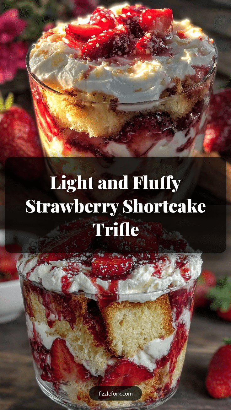 strawberry shortcake trifle recipe