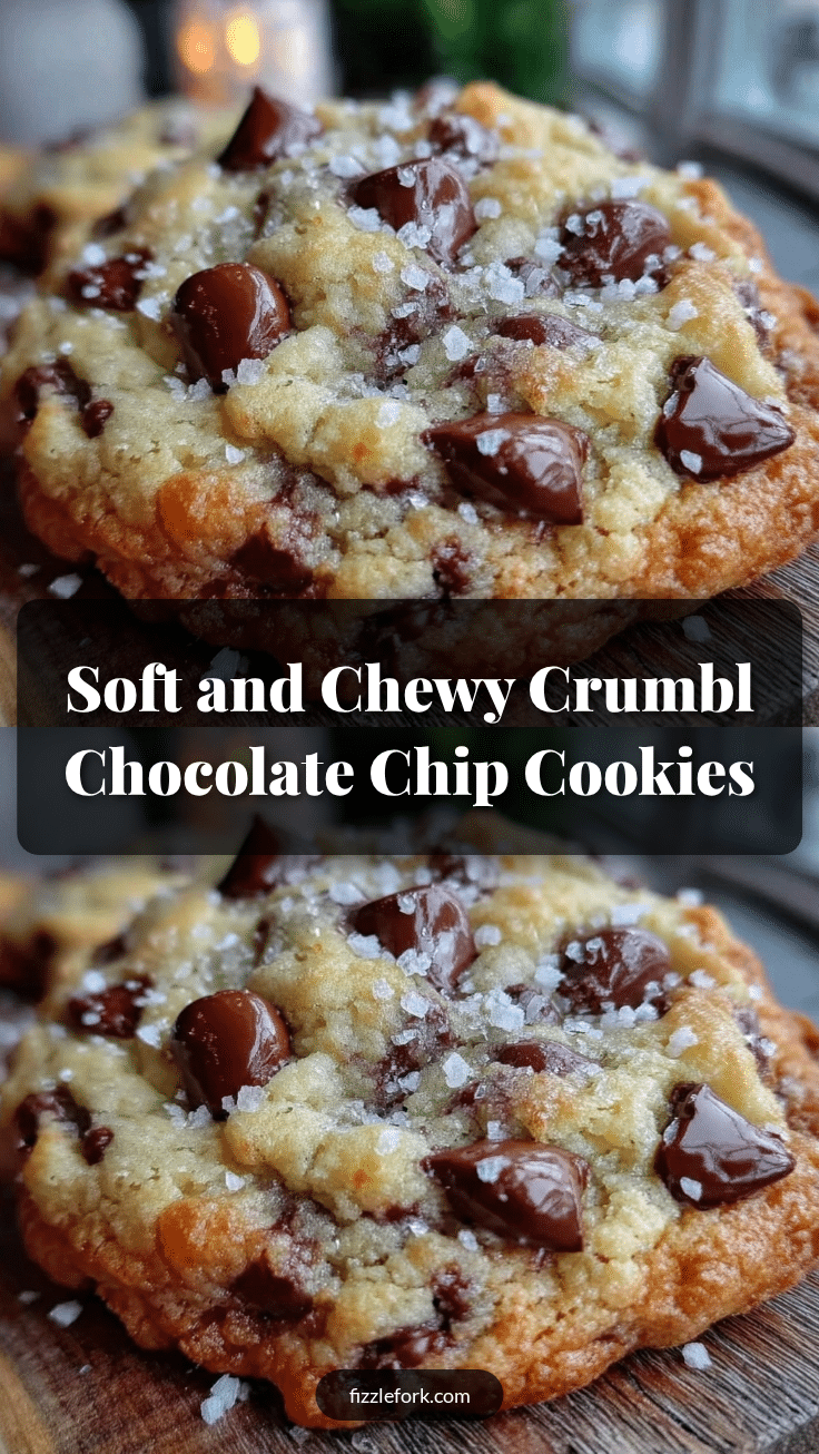 Tender Crumbl Chocolate Chip Cookies recipe