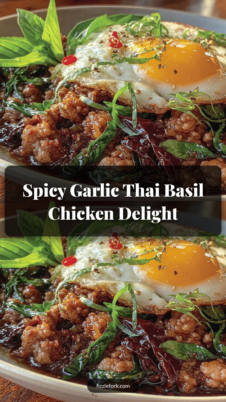 Thai Basil Chicken Pad Krapow recipe