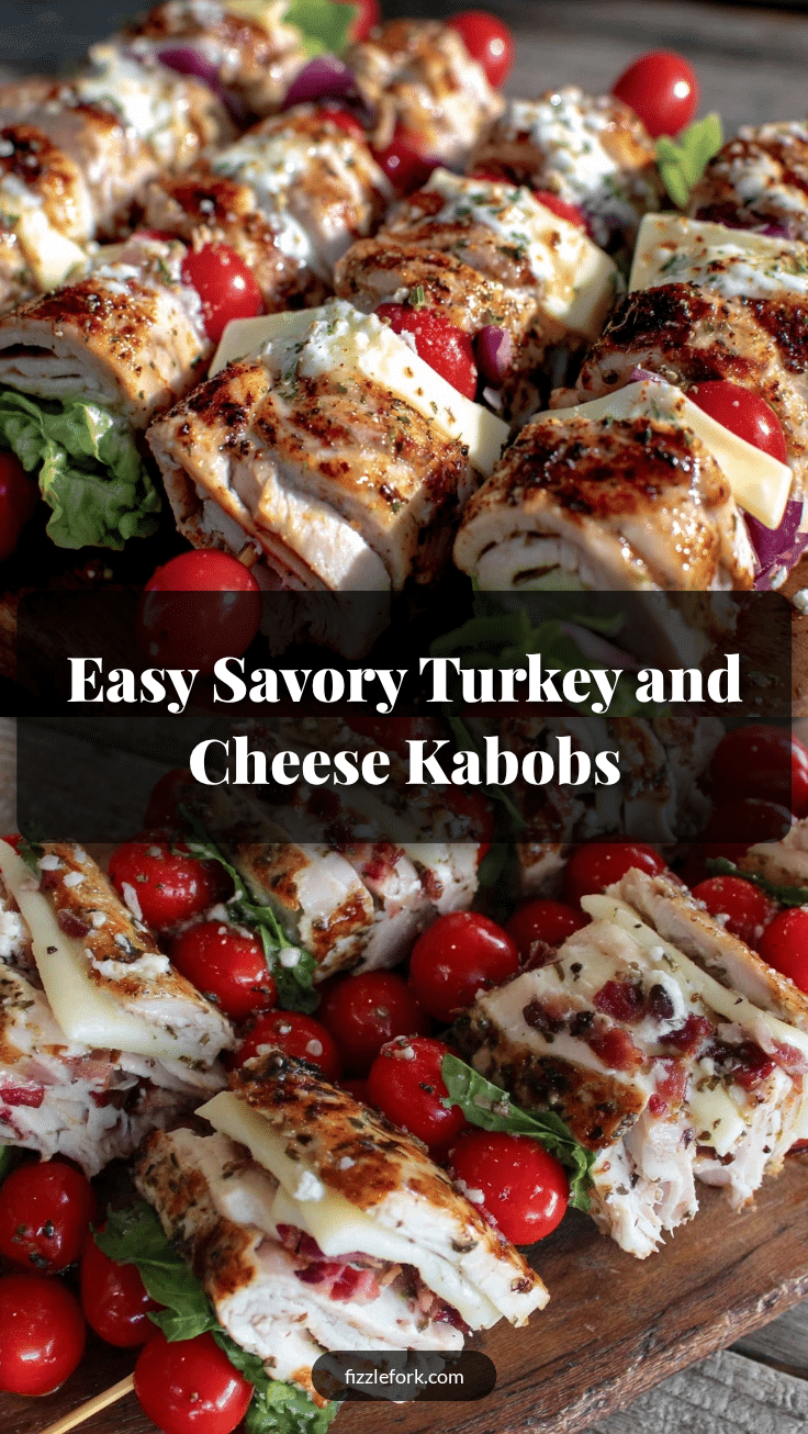 turkey and cheese kabobs recipe