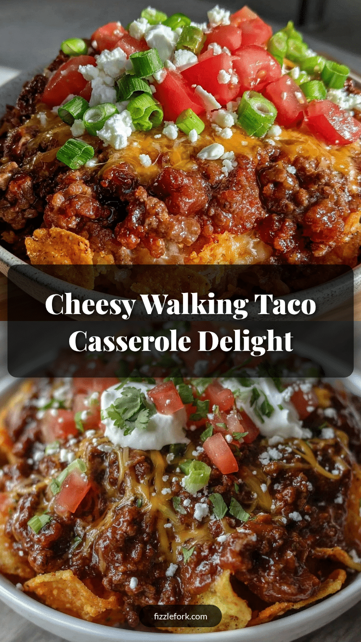 walking taco casserole recipe