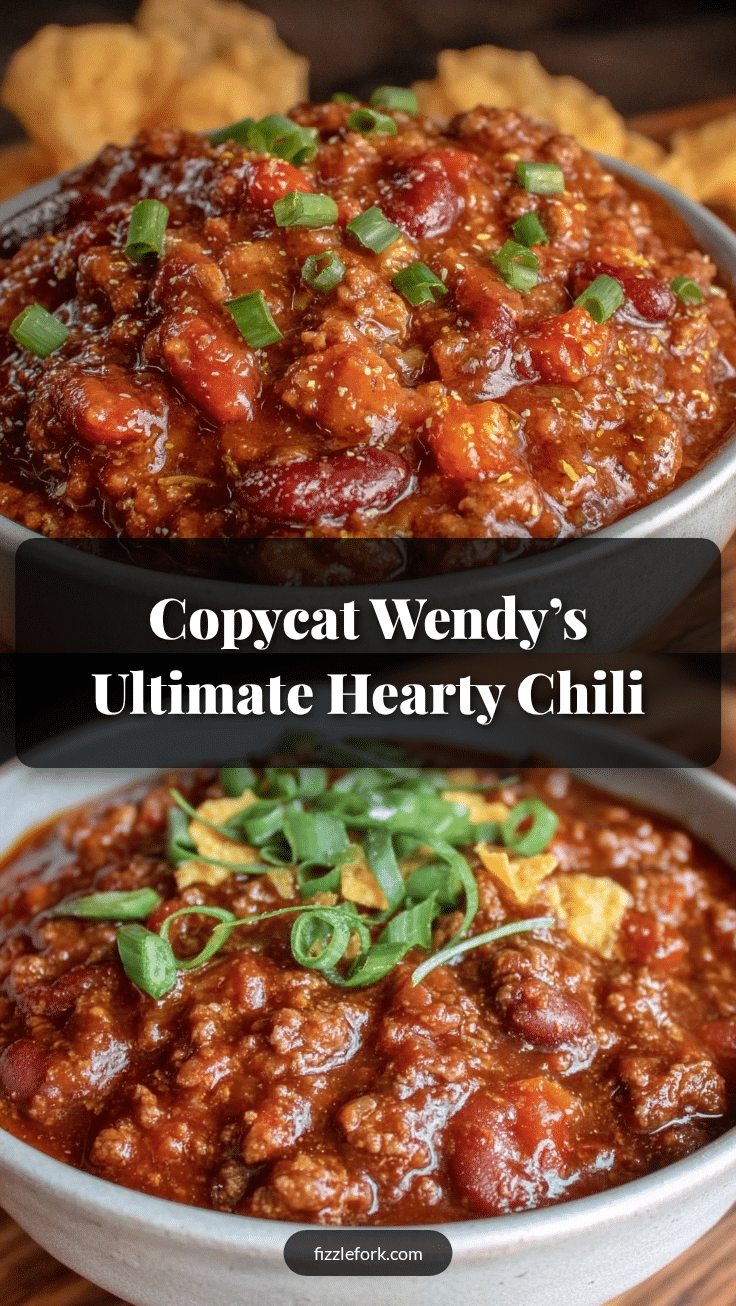 Wendys chili copycat recipe recipe