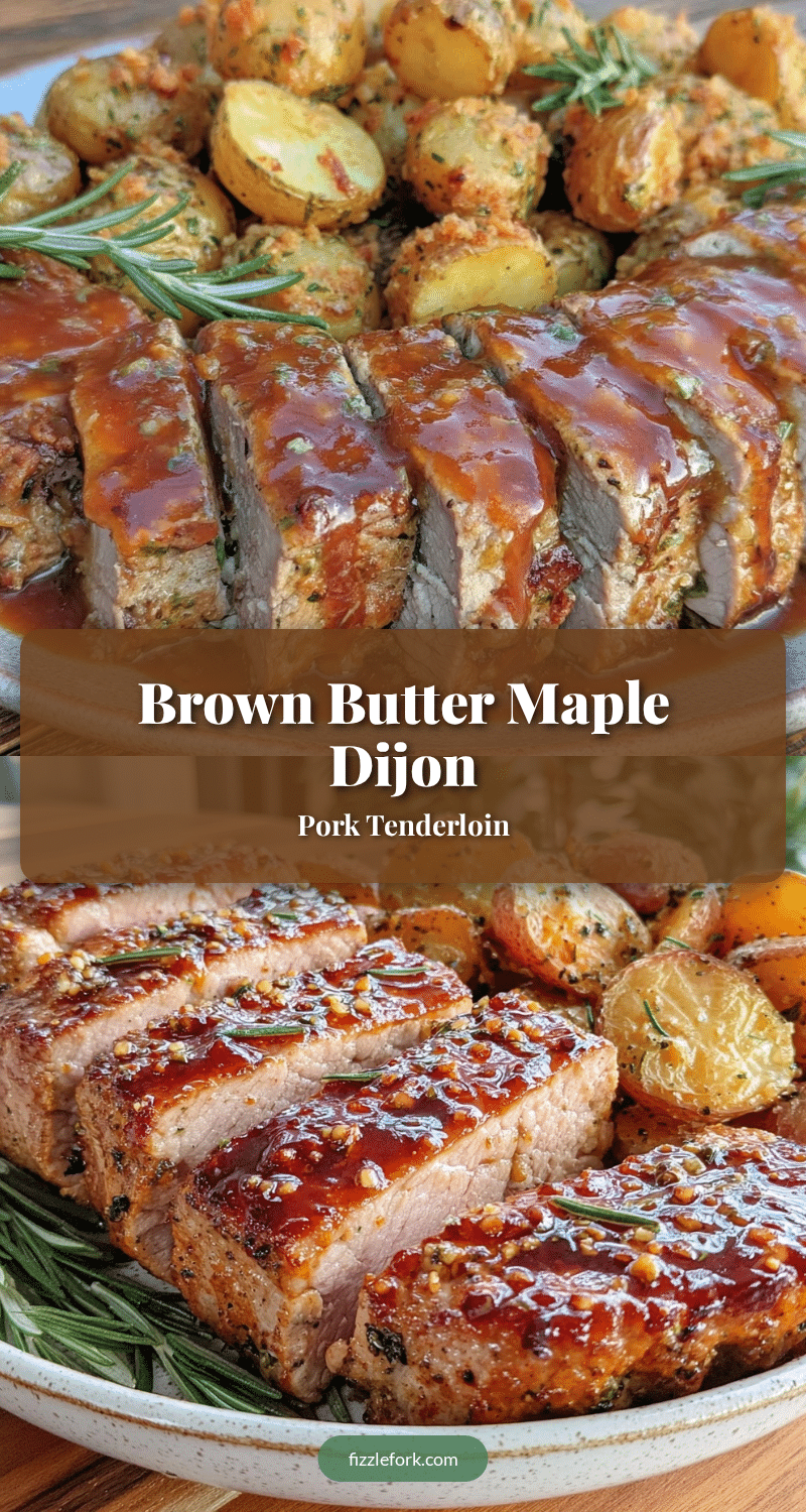 brown butter maple dijon pork tenderloin recipe