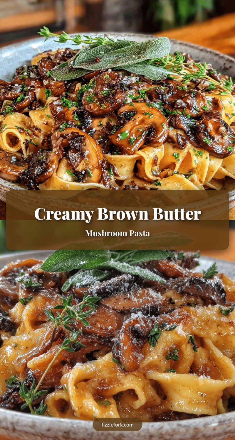 brown butter mushroom pasta recipe