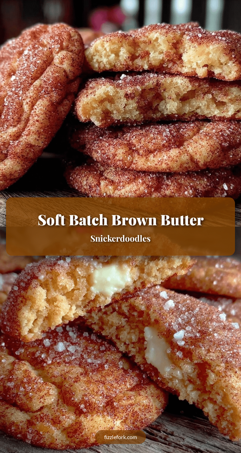 brown butter snickerdoodle cookies recipe