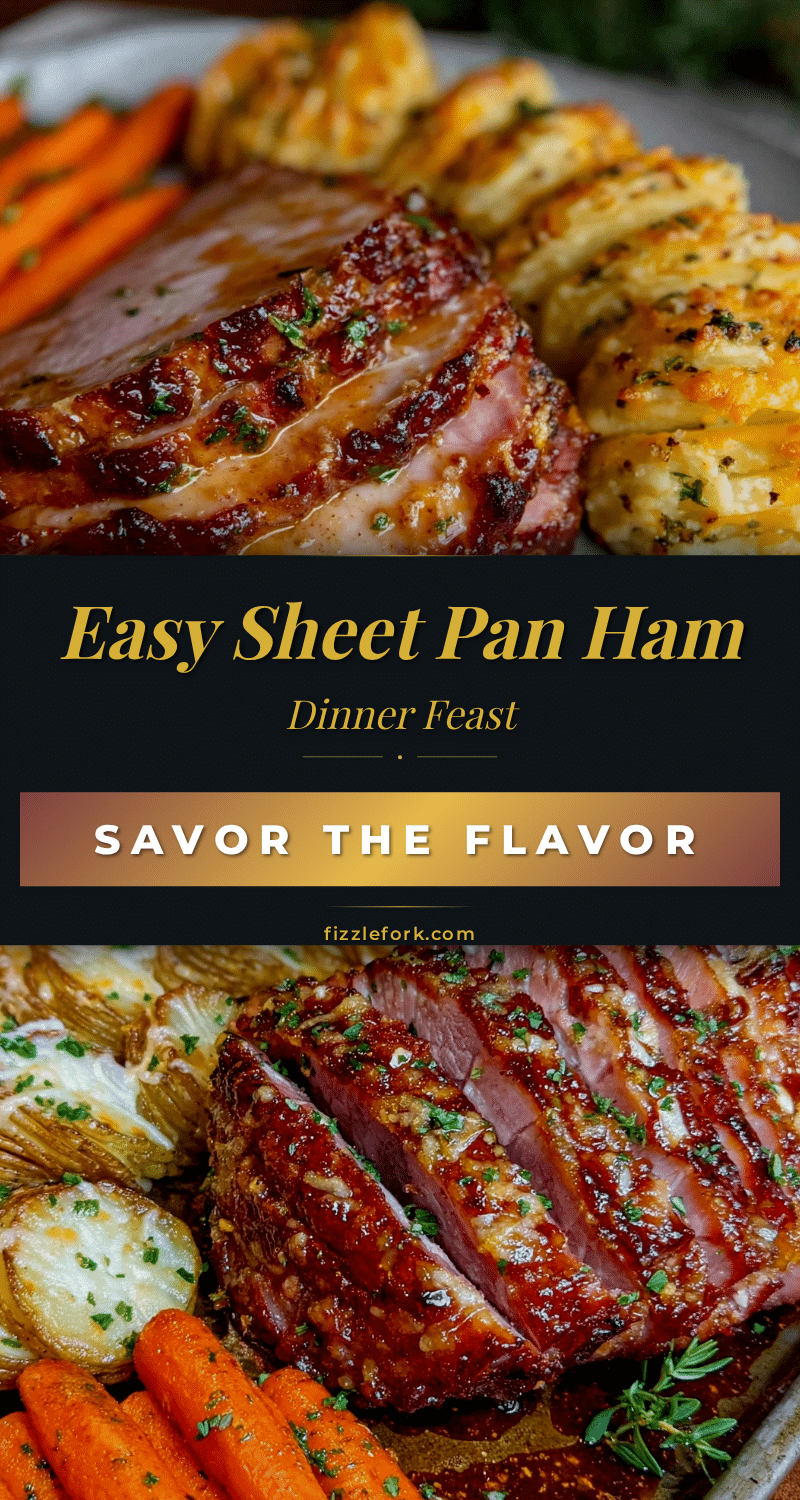 cozy sheet pan ham dinner recipe