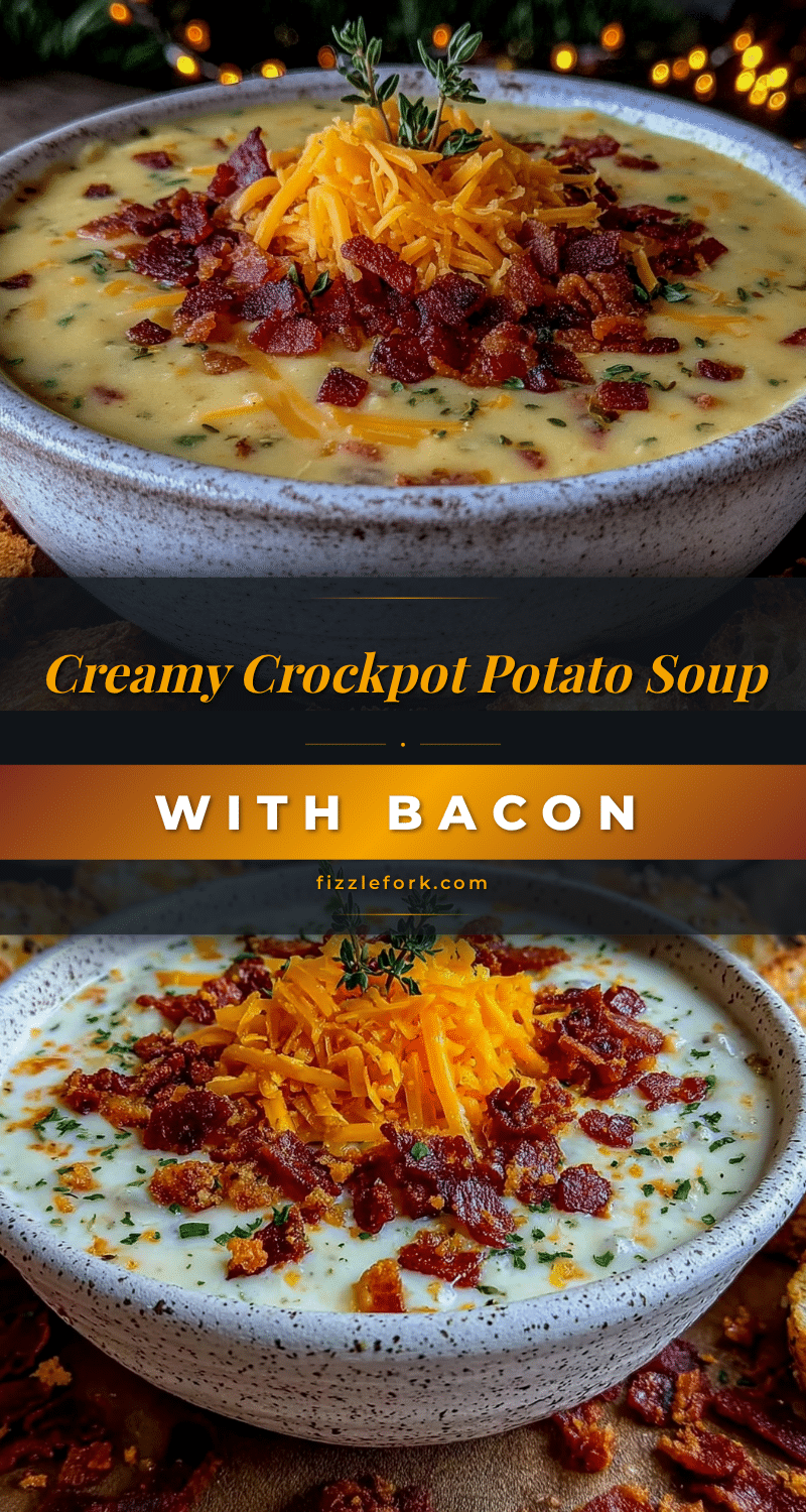 creamy crockpot potato soup recipe