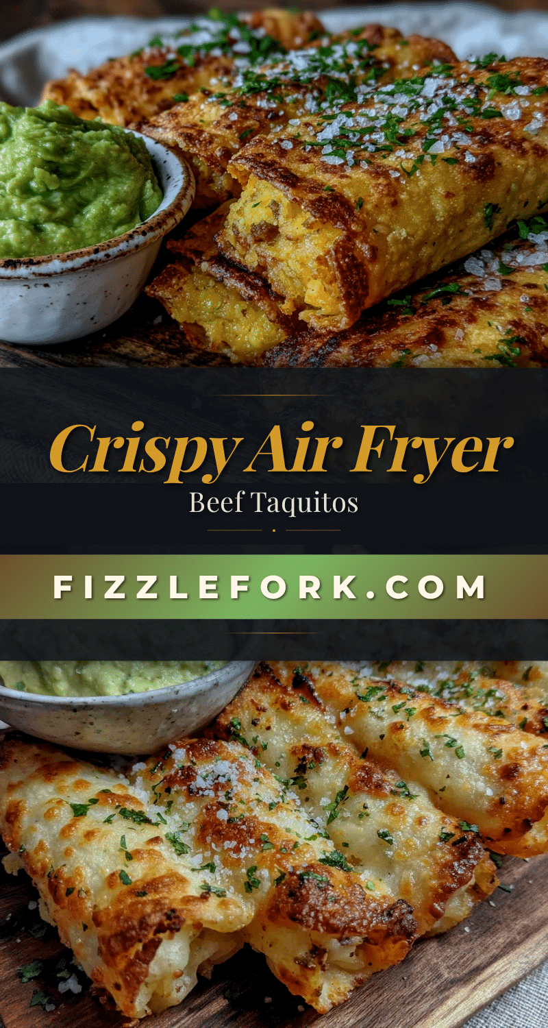 crispy air fryer beef taquitos recipe