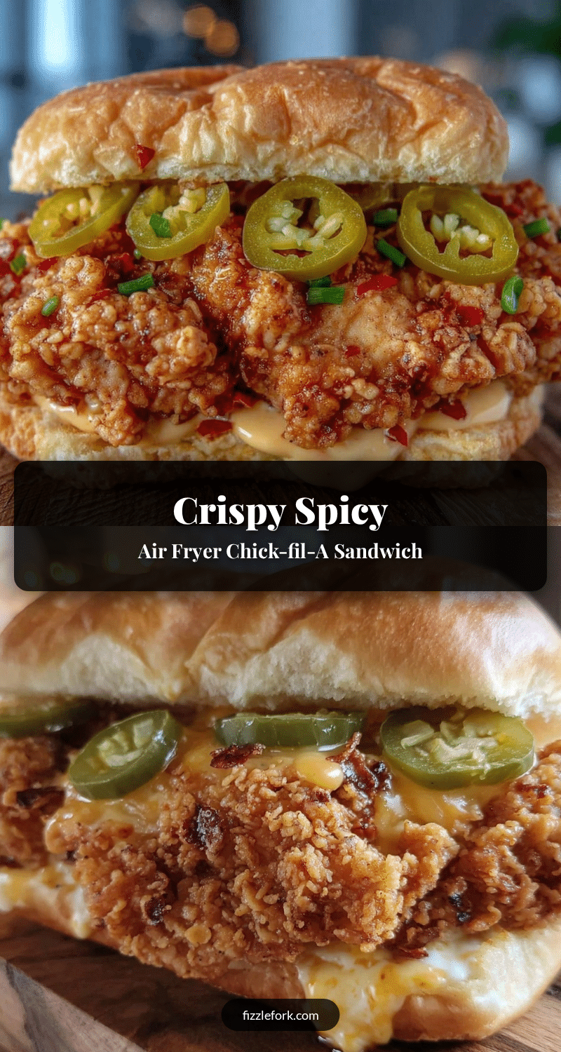 crispy air fryer chick-fil-a chicken sandwich recipe