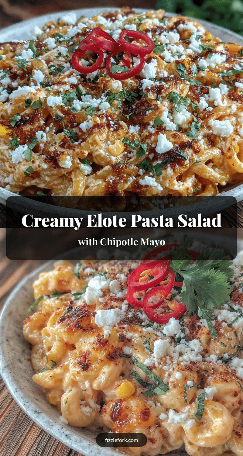 Flavorful Elote Pasta Salad recipe