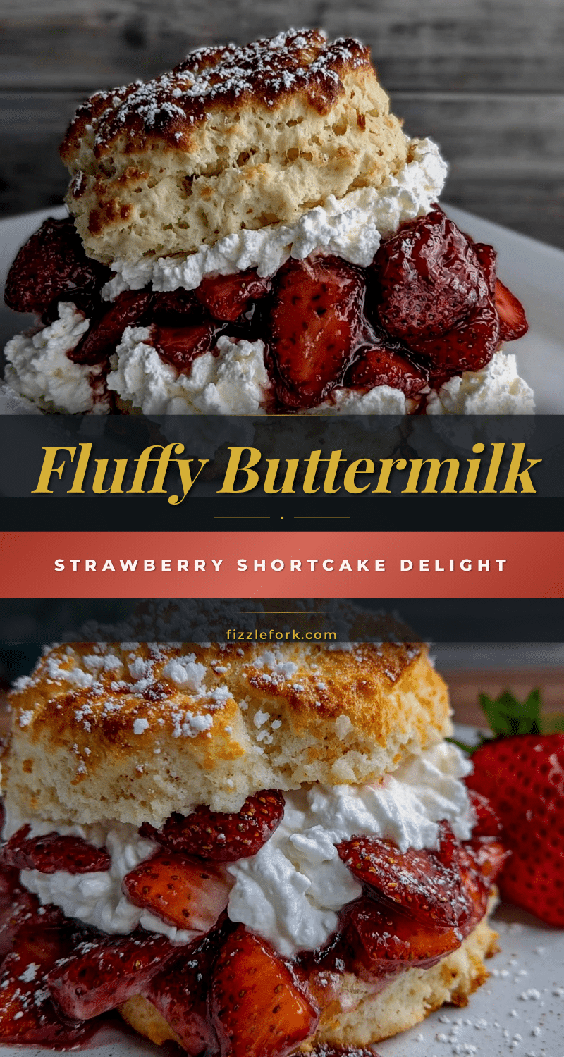 fluffy homemade strawberry shortcake recipe