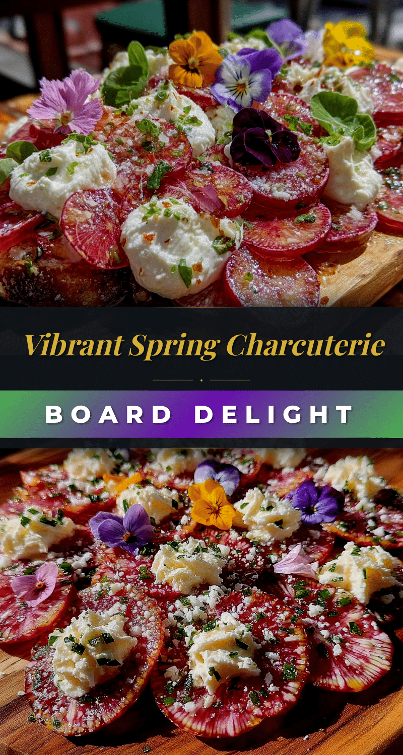fresh spring charcuterie board recipe