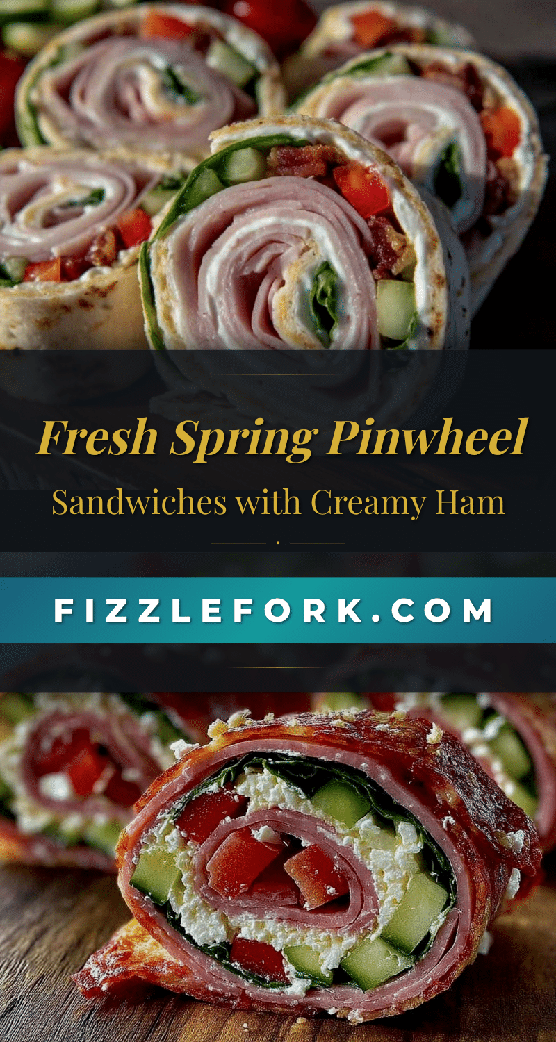 fresh spring pinwheel sandwiches recipe