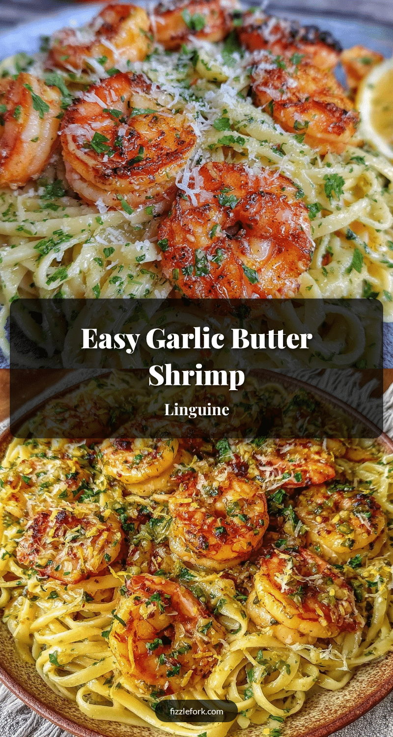 garlic butter shrimp scampi linguine recipe
