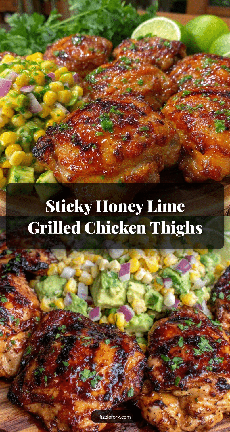 grilled honey lime chicken thighs recipe