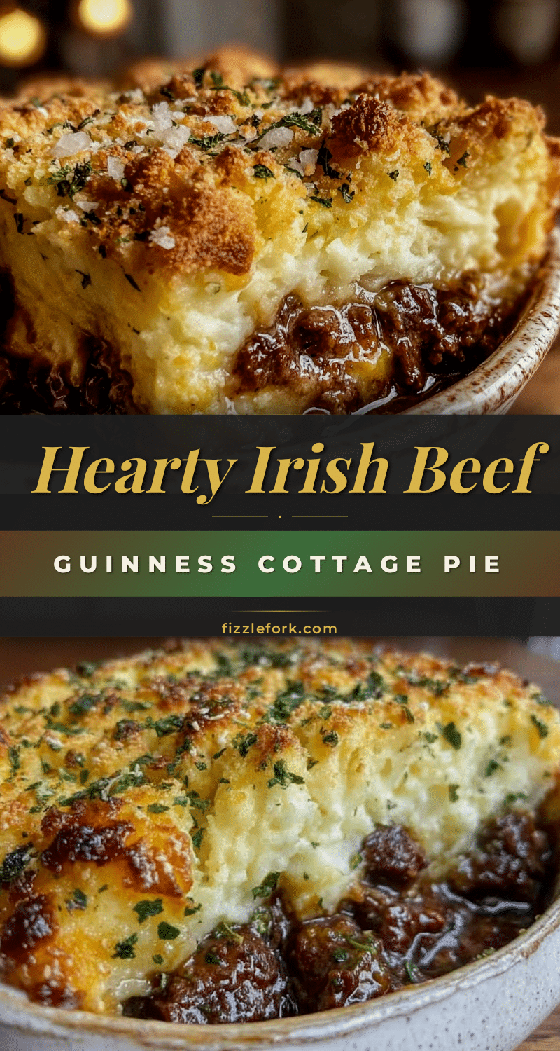 irish beef and guinness cottage pie recipe