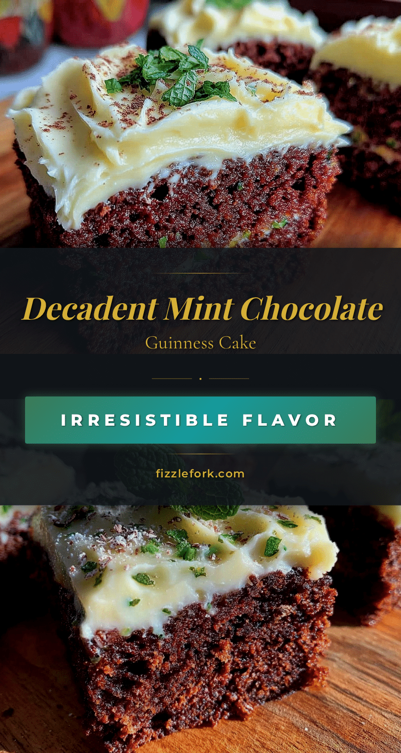 mint chocolate guinness cake recipe