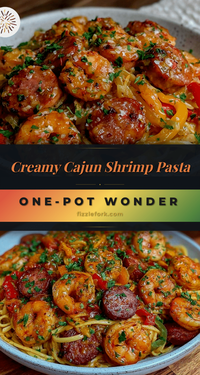 one-pot creamy cajun shrimp pasta recipe