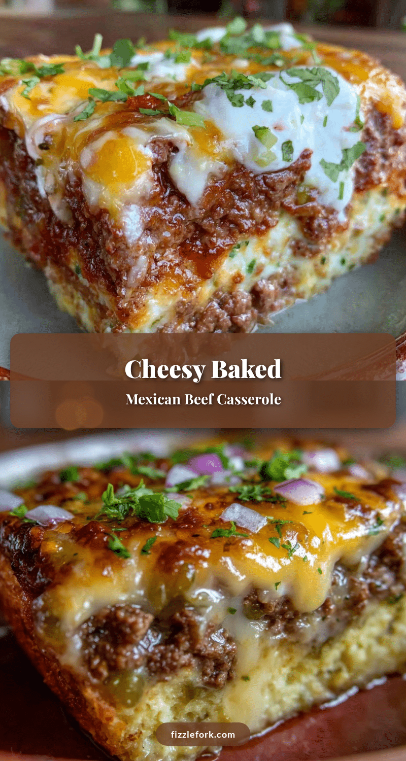 savory cheesy baked mexican casserole recipe