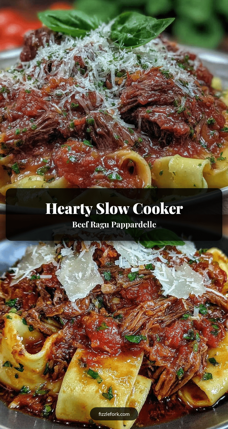 slow cooker beef ragu recipe