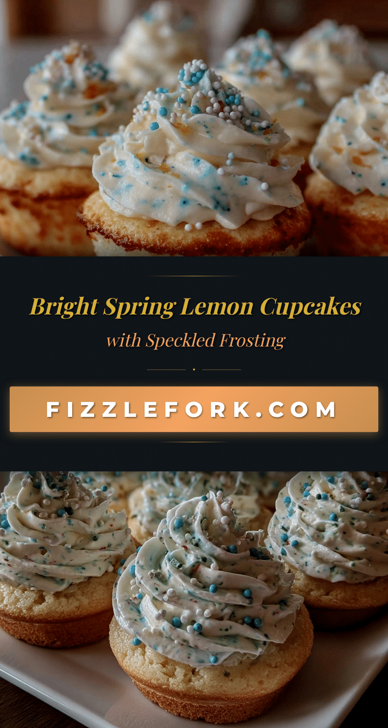 spring lemon cupcakes recipe