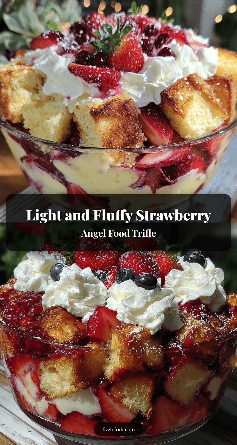 strawberry angel food trifle recipe recipe