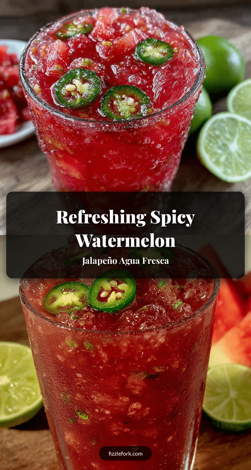 watermelon jalapeño agua fresca recipe