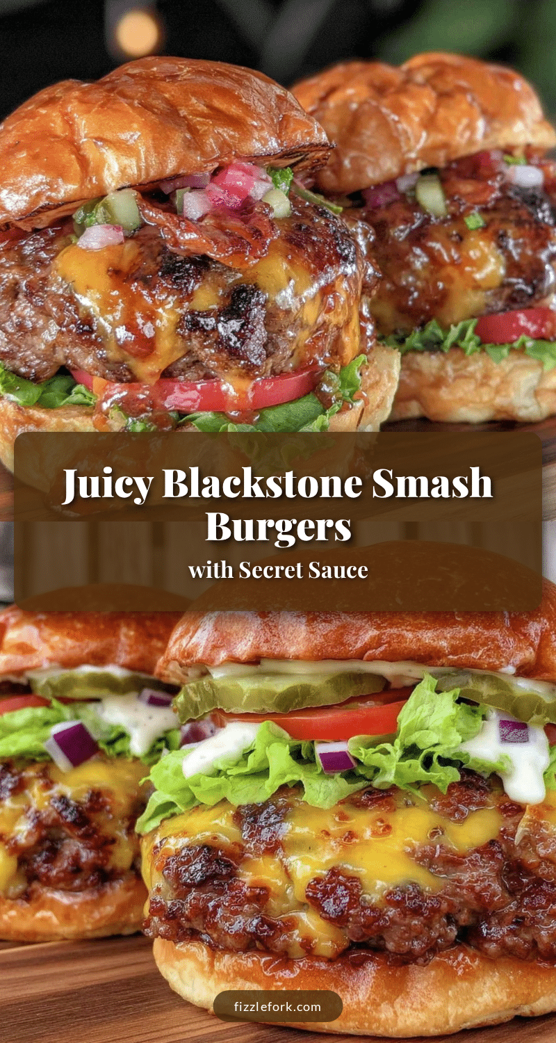 blackstone griddle smash burgers recipe