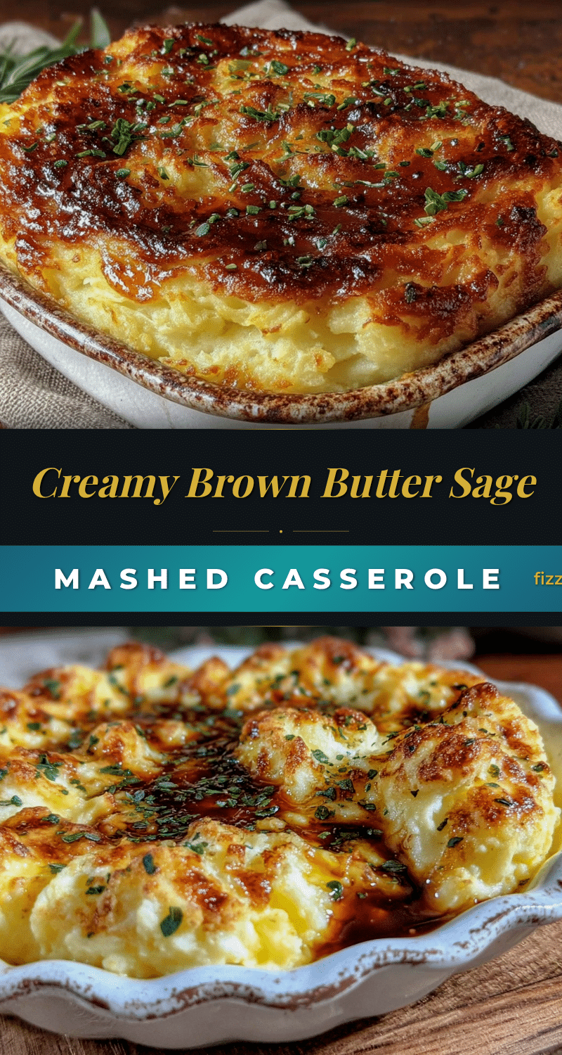 brown butter sage mashed potato casserole recipe