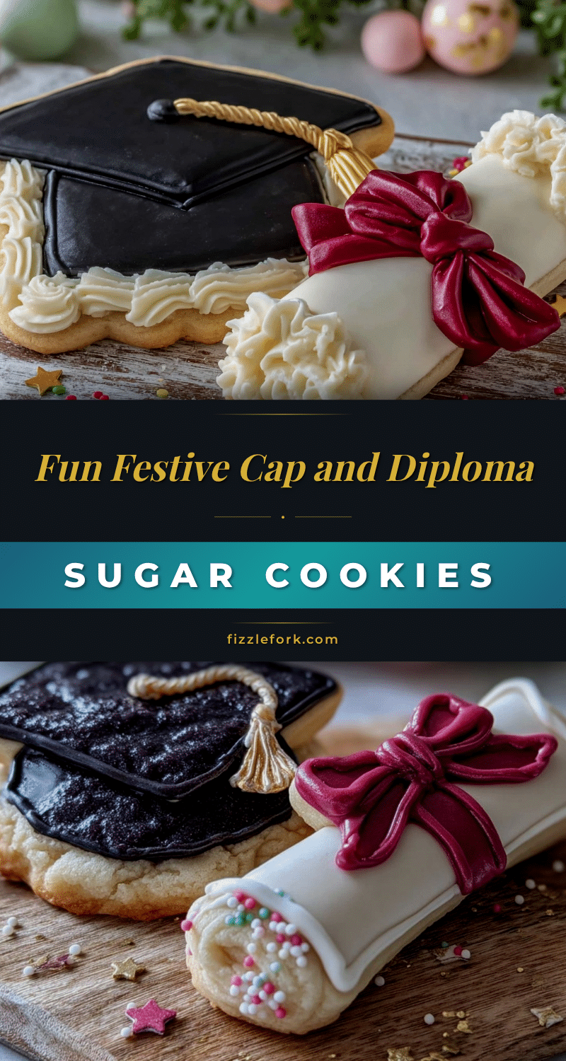 cap and diploma sugar cookie decorating set recipe