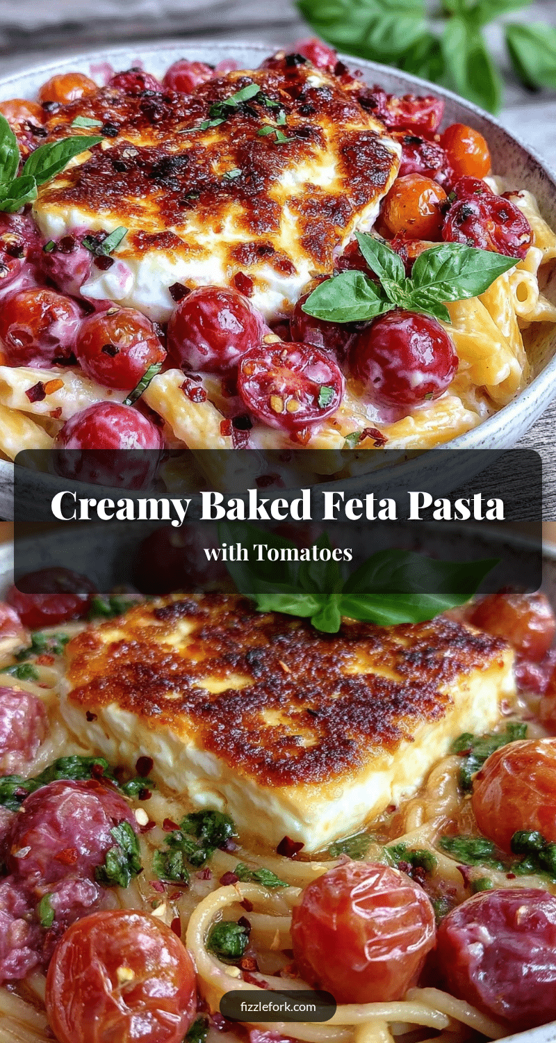 creamy baked feta pasta recipe