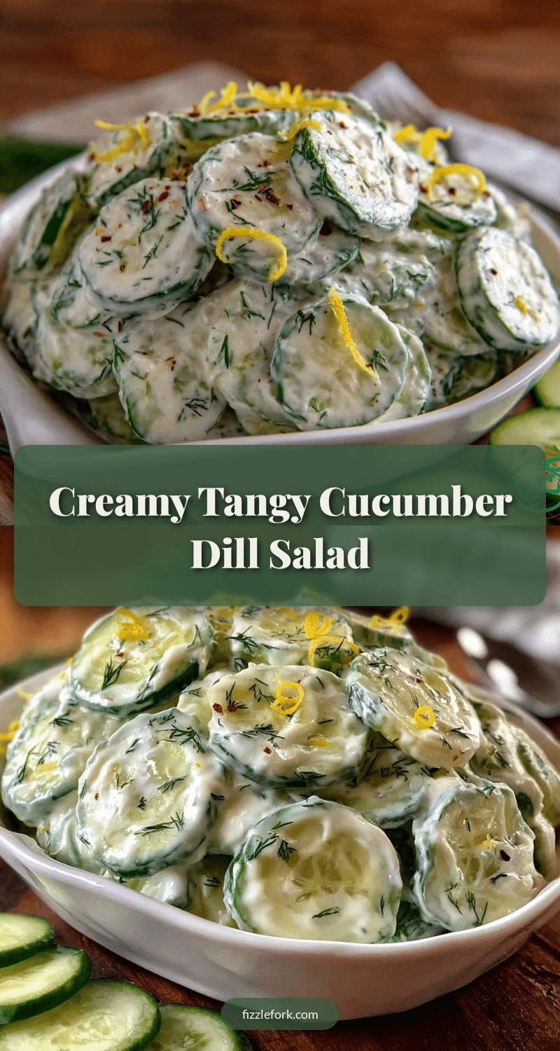 creamy cucumber dill salad recipe