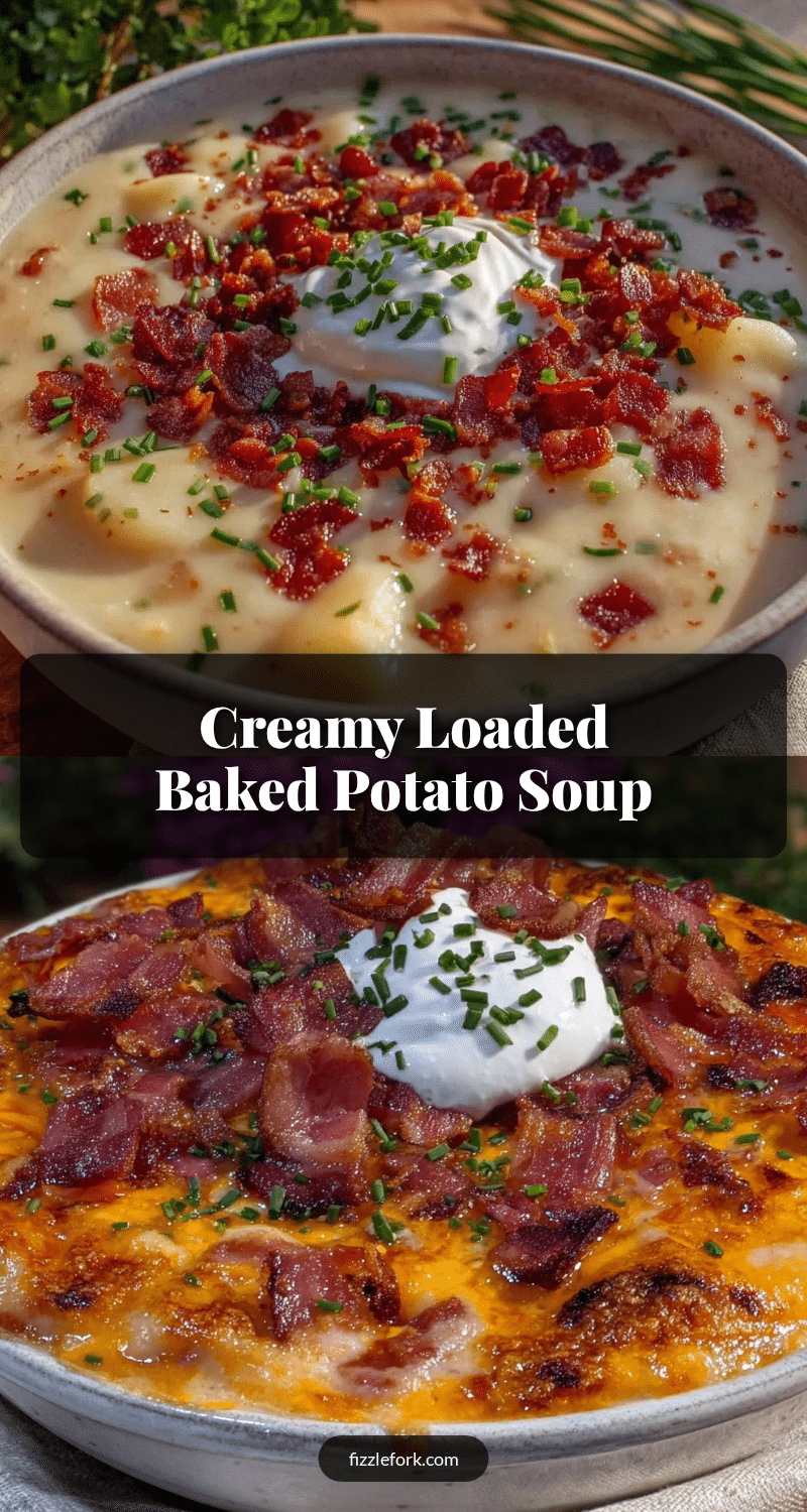 creamy loaded baked potato soup recipe
