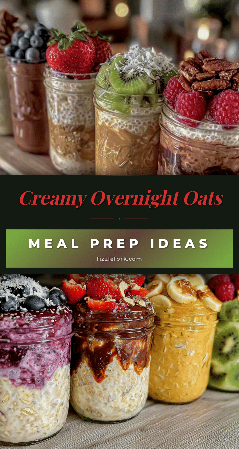 creamy overnight oats meal prep recipe