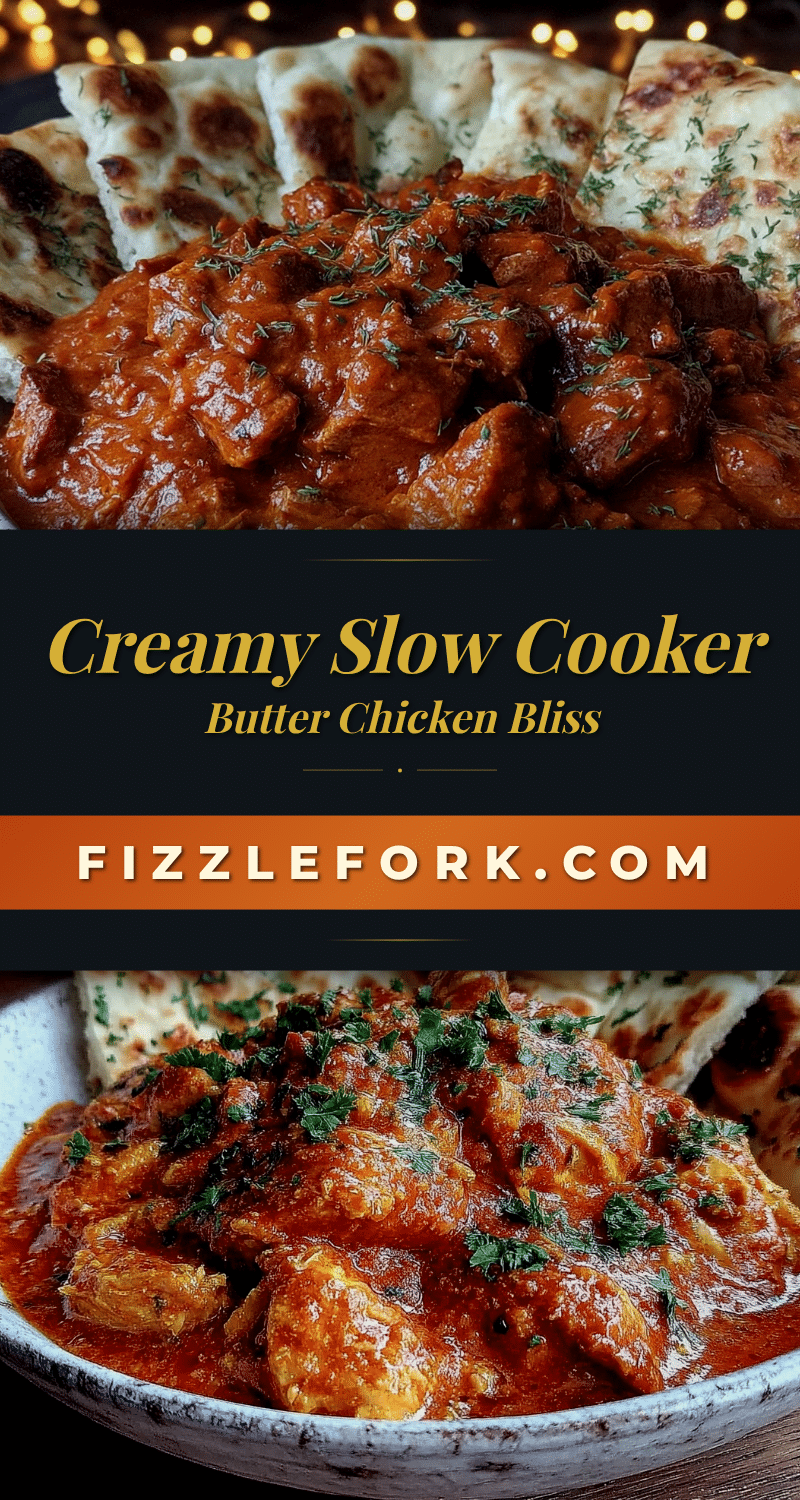 creamy slow cooker butter chicken recipe