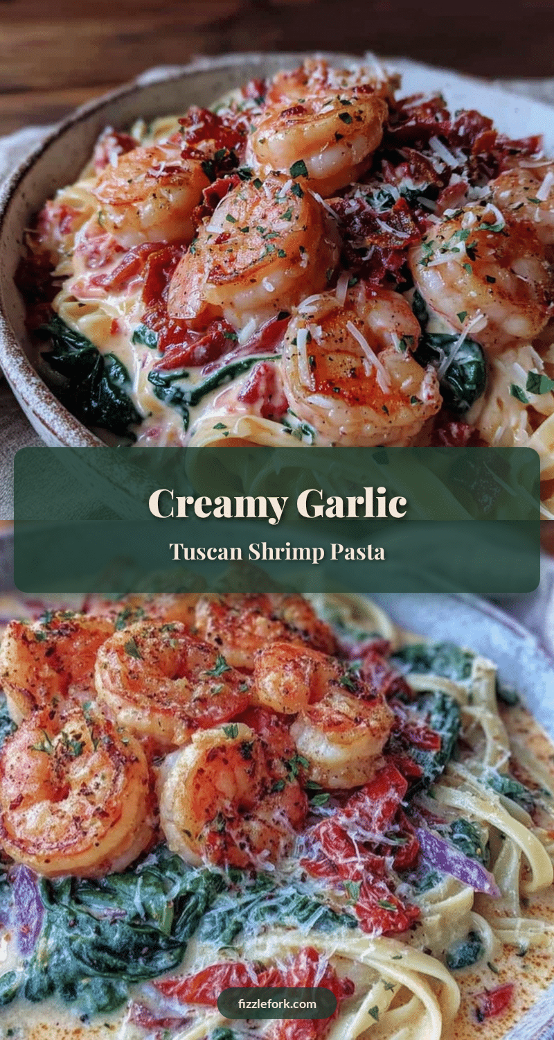 creamy tuscan shrimp pasta recipe