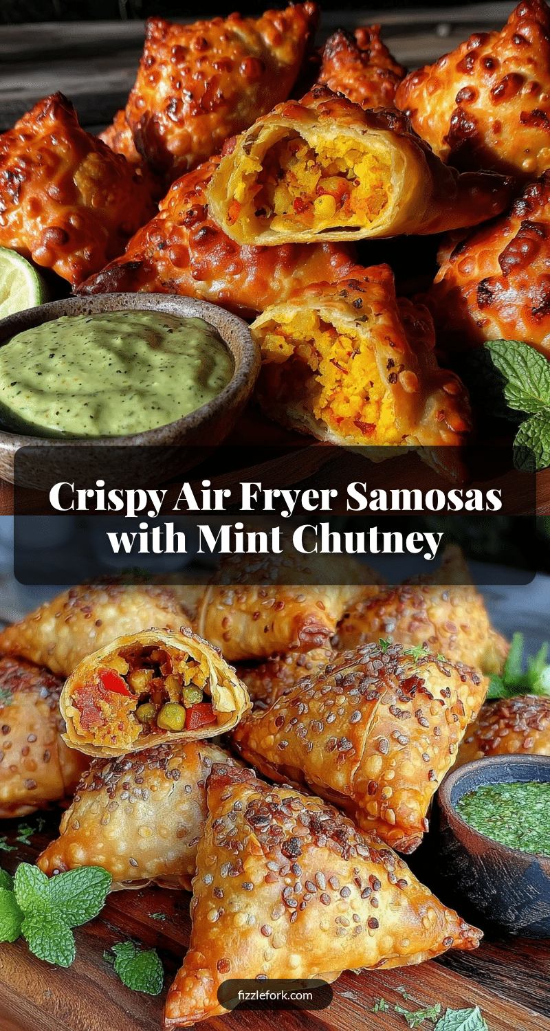 crispy air fryer samosas recipe