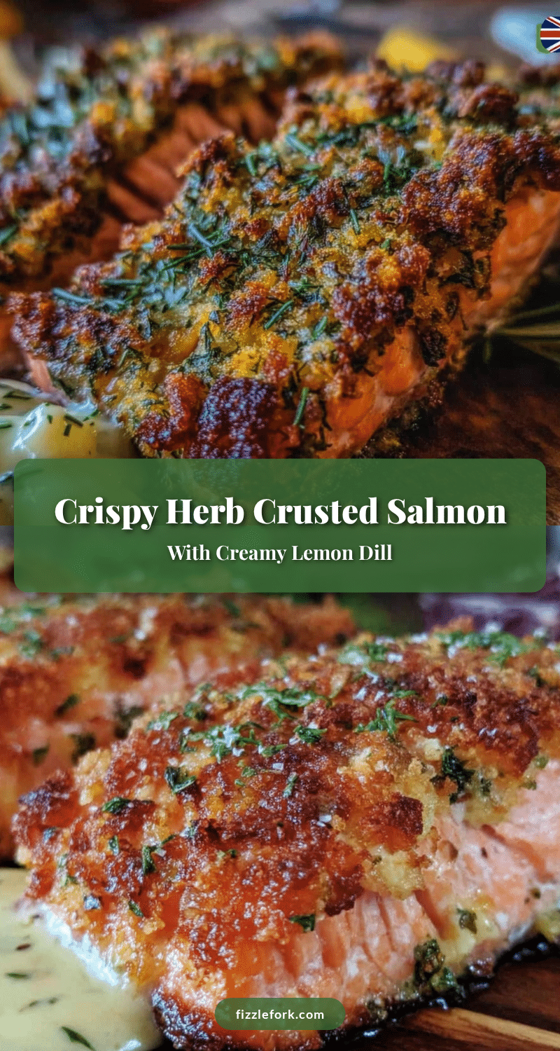 crispy herb crusted salmon recipe