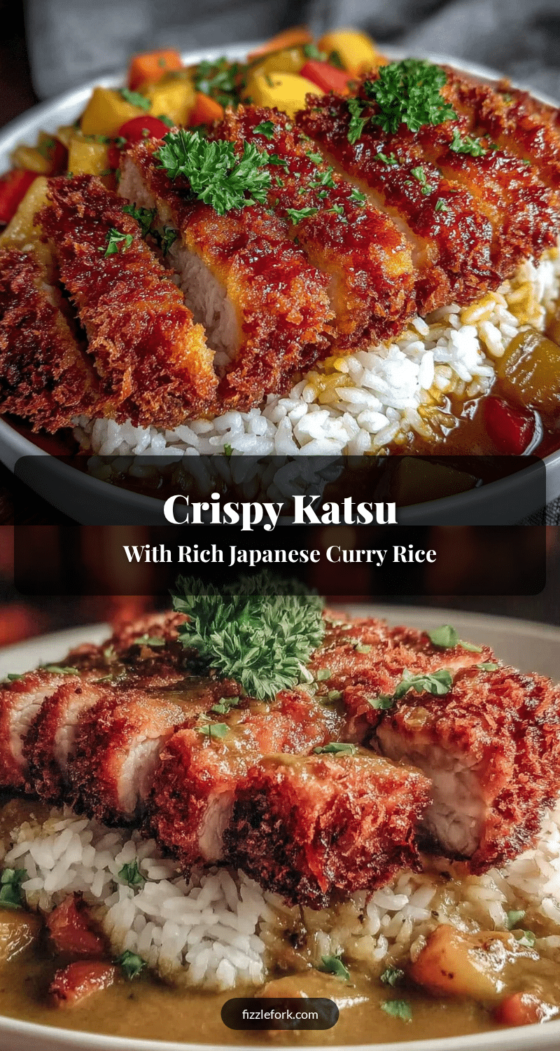 crispy japanese golden curry rice with katsu cutlet recipe