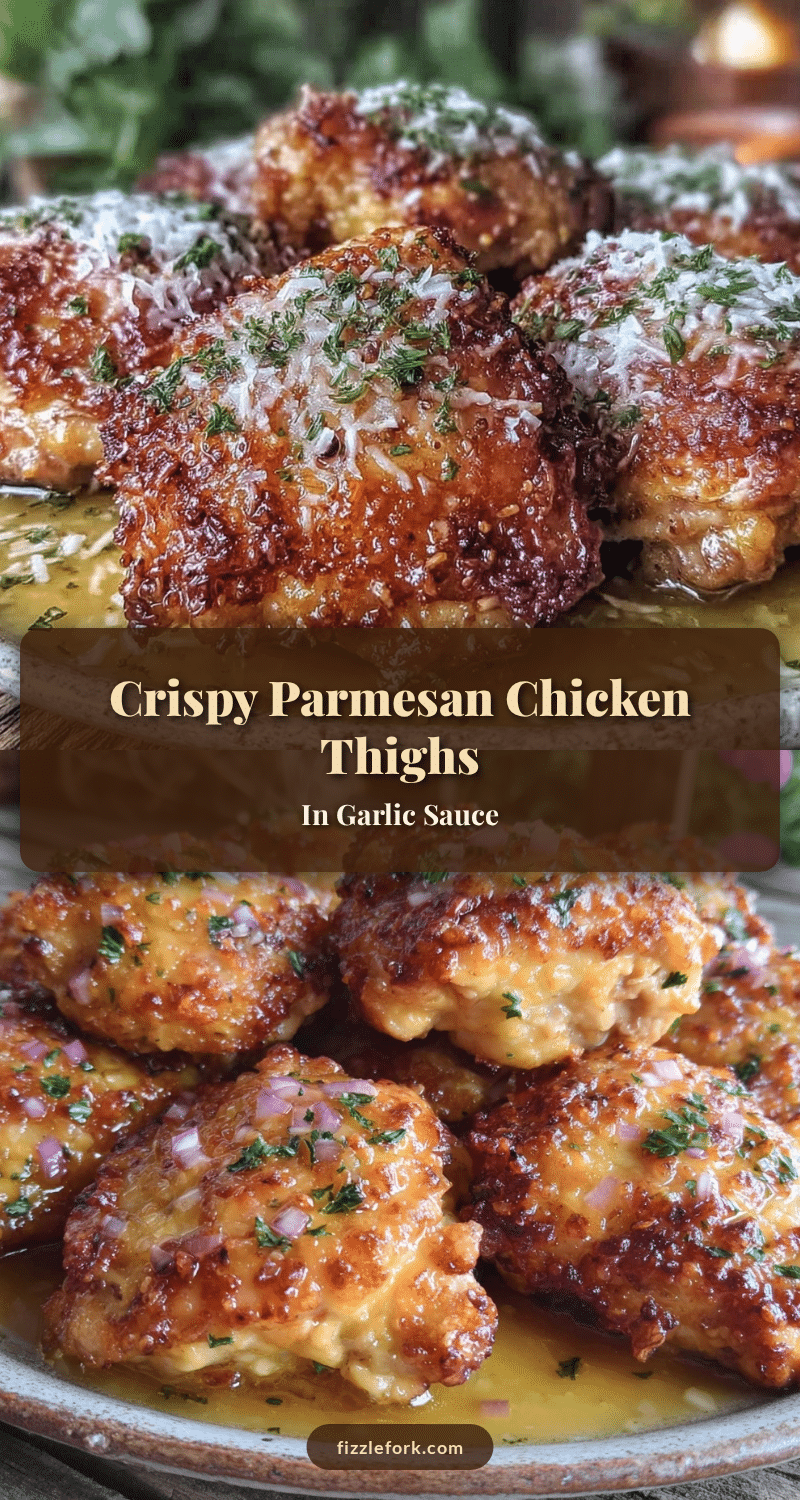 crispy parmesan crusted chicken thighs recipe