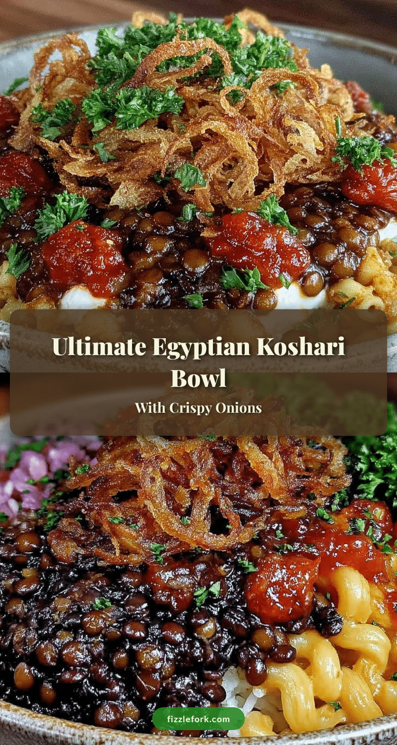 Egyptian Koshari Bowl recipe