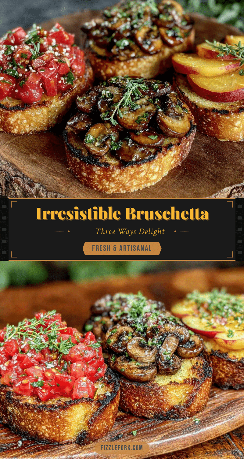 fresh bruschetta three ways recipe recipe