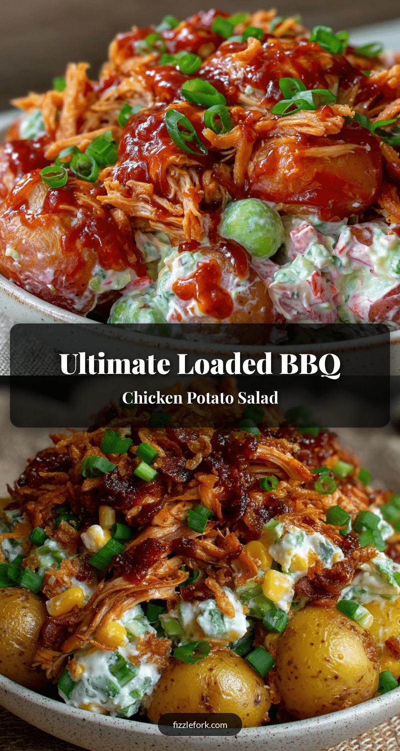 Loaded BBQ Chicken Potato Salad recipe