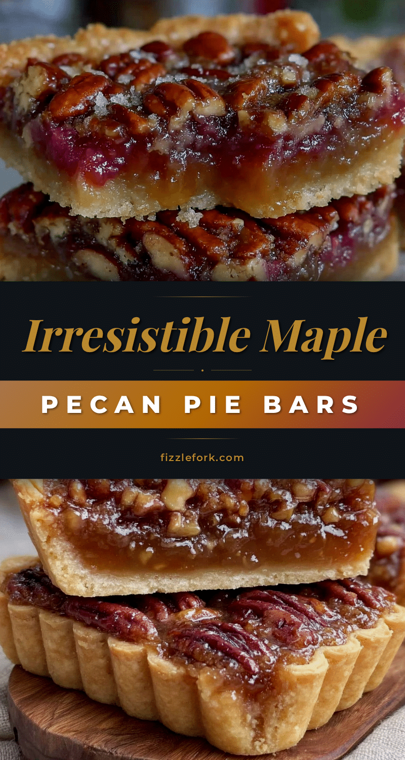 maple pecan pie bars recipe