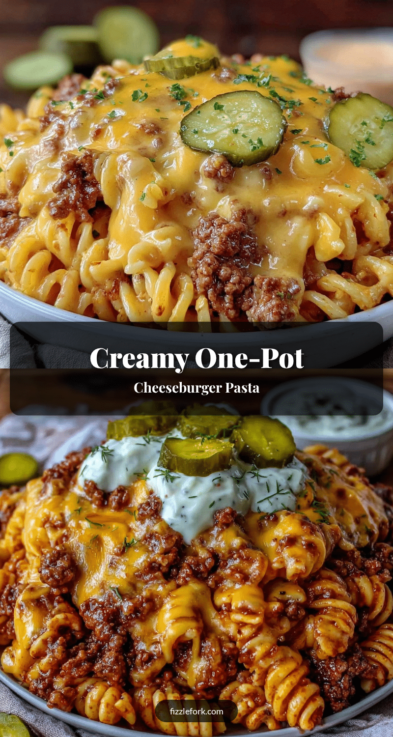 one-pot cheeseburger pasta recipe