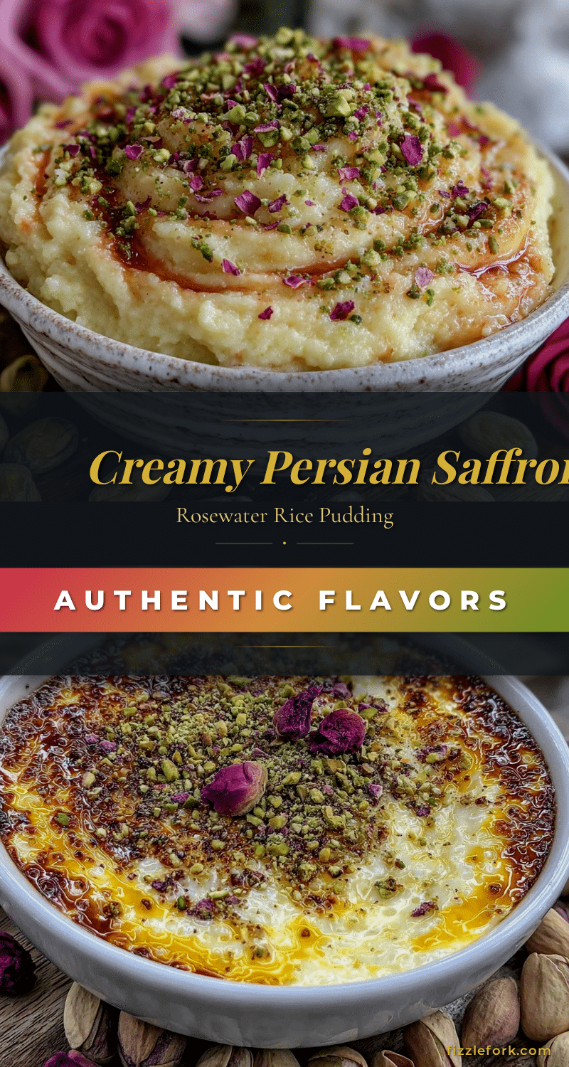 persian saffron rosewater rice pudding recipe
