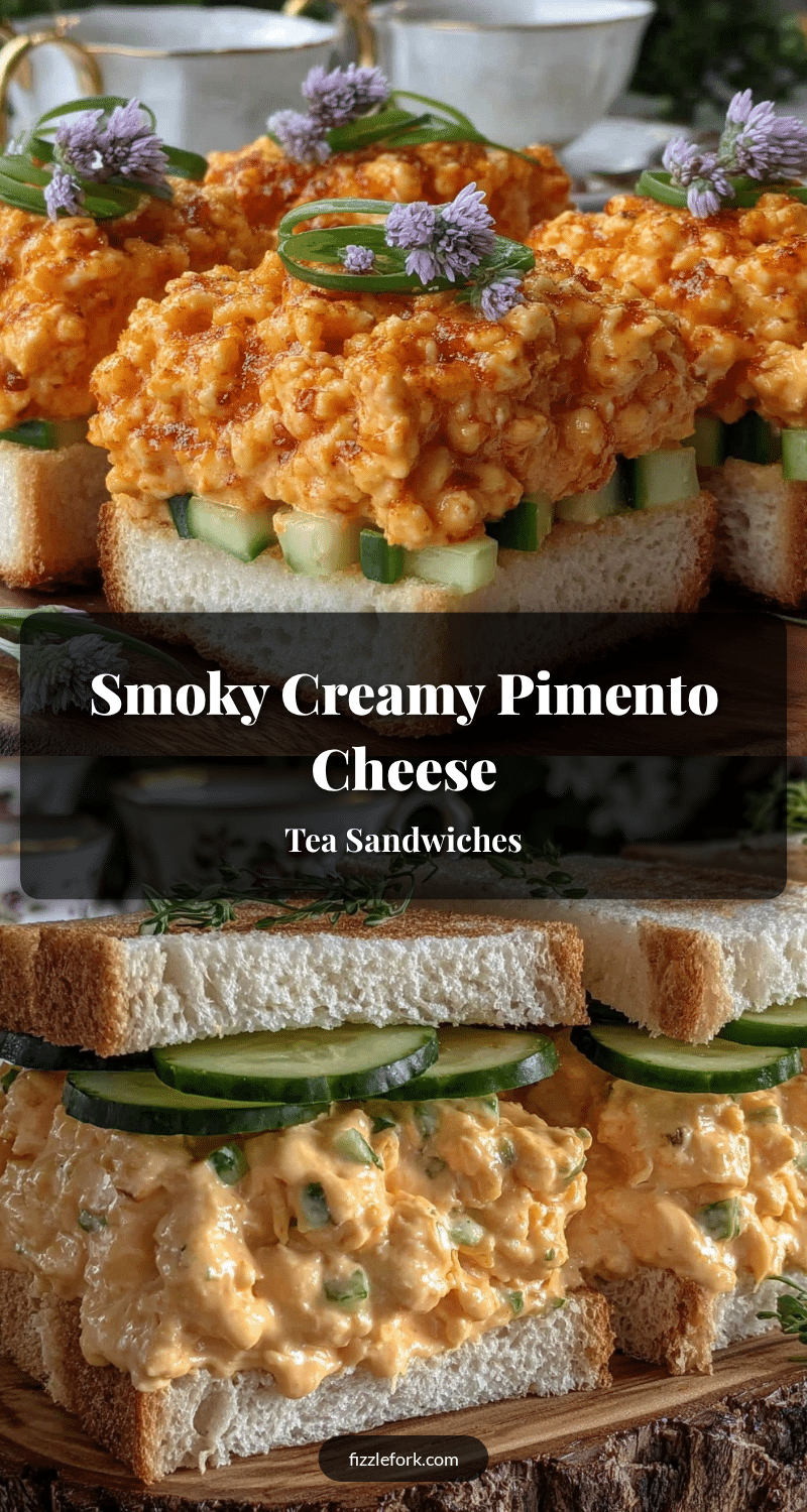smoked pimento cheese benedictine tea sandwiches recipe