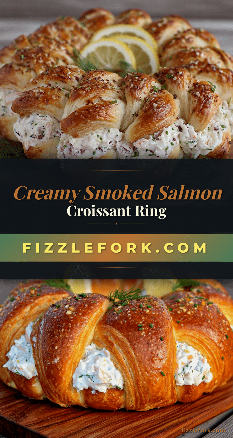 smoked salmon croissant ring recipe